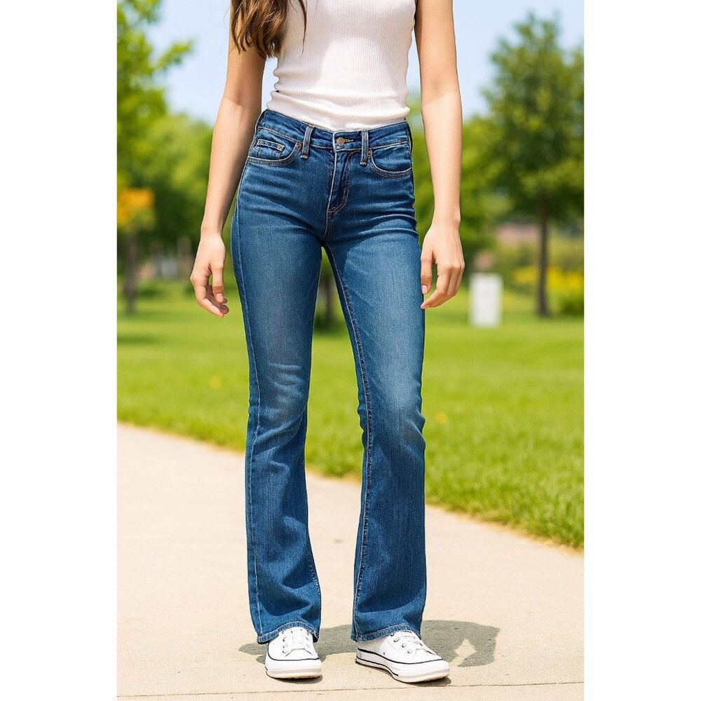 Abercrombie & Fitch 0 XS Jeans Stretch Denim EMMA Vintage Bootcut Classic Pants